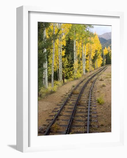 Pikes Peak Cog Railway, Manitou Springs, Colorado Springs, Colorado, USA-Cindy Miller Hopkins-Framed Photographic Print