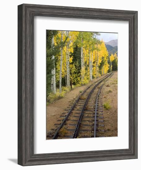 Pikes Peak Cog Railway, Manitou Springs, Colorado Springs, Colorado, USA-Cindy Miller Hopkins-Framed Photographic Print