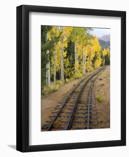 Pikes Peak Cog Railway, Manitou Springs, Colorado Springs, Colorado, USA-Cindy Miller Hopkins-Framed Photographic Print