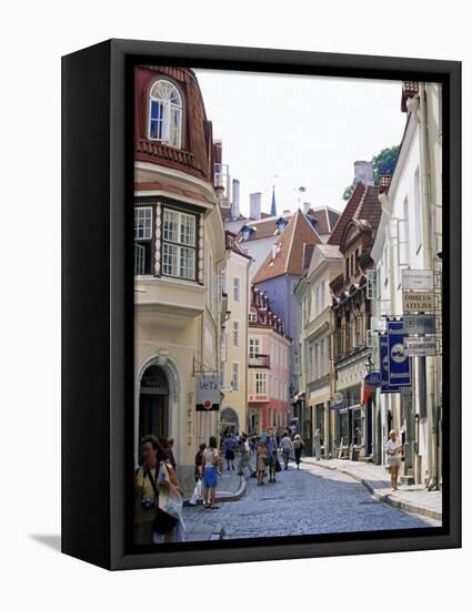 Pikk Street, Old Town, Tallinn, Estonia, Baltic States-Yadid Levy-Framed Premier Image Canvas