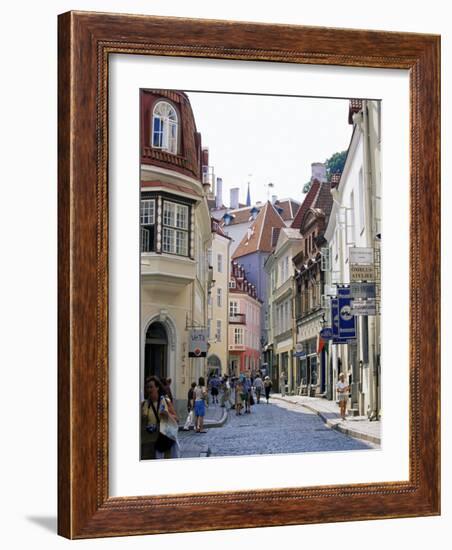 Pikk Street, Old Town, Tallinn, Estonia, Baltic States-Yadid Levy-Framed Photographic Print