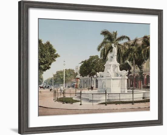 Pila De La India, Havana-William Henry Jackson-Framed Photo