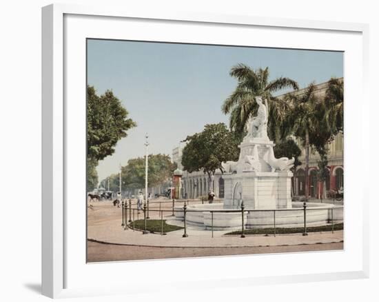 Pila De La India, Havana-William Henry Jackson-Framed Photo