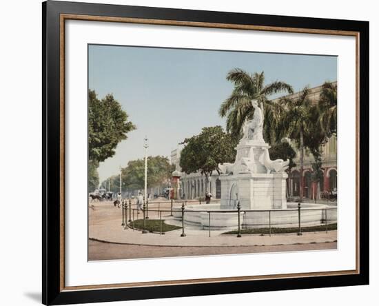 Pila De La India, Havana-William Henry Jackson-Framed Photo