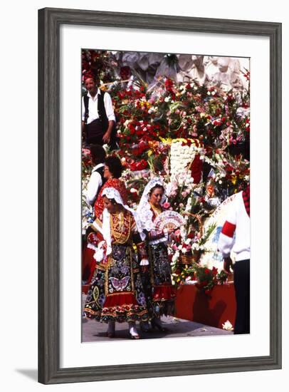 Pilar Celebration, Zaragoza, Aragon, Spain-null-Framed Photographic Print