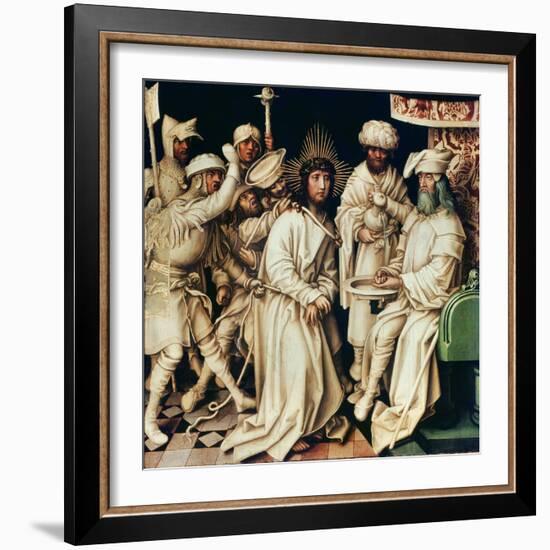 Pilate Washing His Hands, Left Panel from a Triptych, 1496-Hans Holbein the Elder-Framed Giclee Print