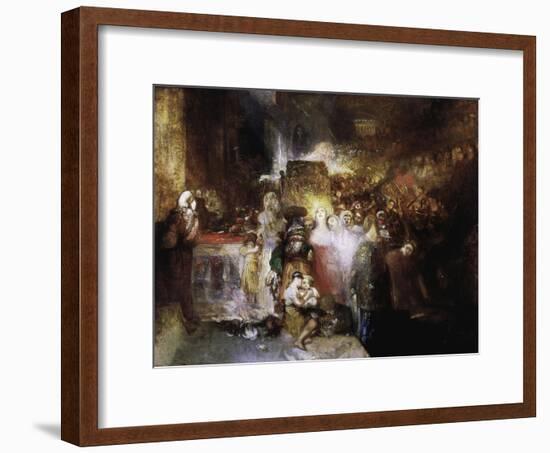 Pilate Washing His Hands-J. M. W. Turner-Framed Giclee Print