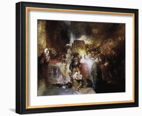 Pilate Washing His Hands-J. M. W. Turner-Framed Giclee Print