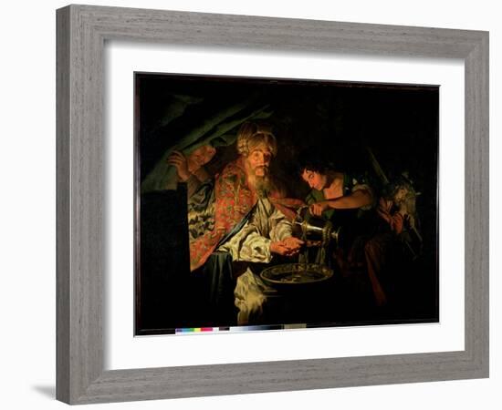 Pilate Washing His Hands-Matthias Stomer-Framed Giclee Print