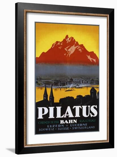 Pilatus Poster-null-Framed Giclee Print