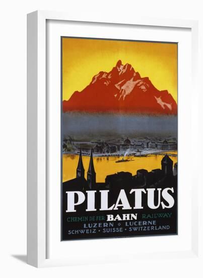 Pilatus Poster-null-Framed Giclee Print