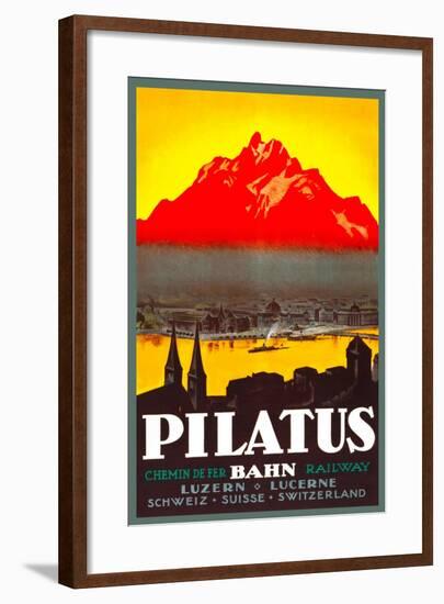 Pilatus-null-Framed Art Print