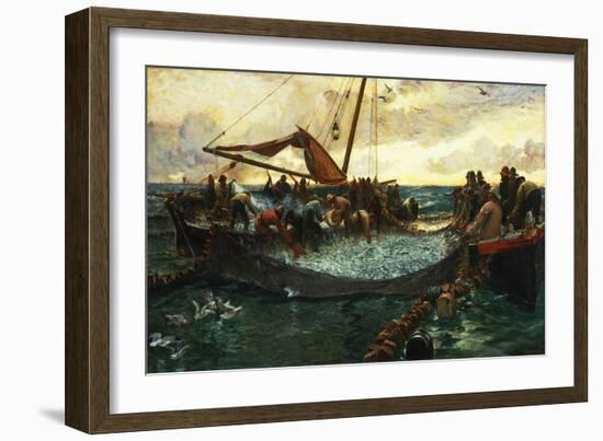 Pilchards-Charles Napier Hemy-Framed Giclee Print