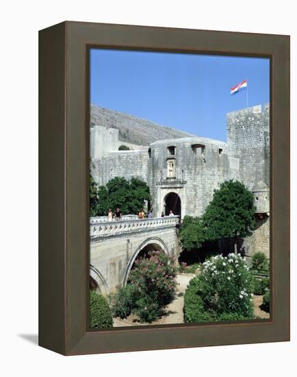 Pile Gate, Dubrovnik, Croatia-Peter Thompson-Framed Premier Image Canvas