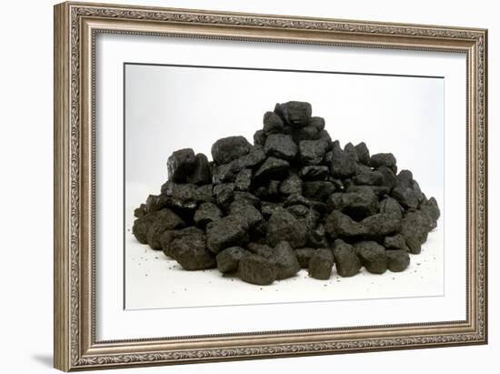 Pile of Coal-Victor De Schwanberg-Framed Photographic Print