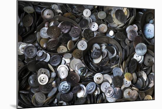 Pile of Old Buttons, New York City, New York, USA-Julien McRoberts-Mounted Photographic Print