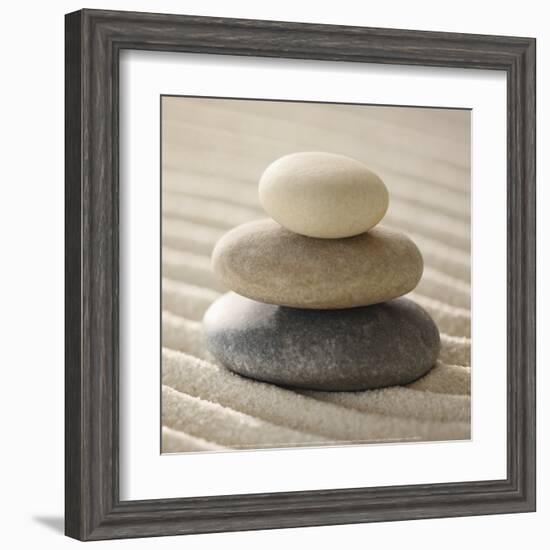 Pile of Pebbles-Gregor Schuster-Framed Art Print