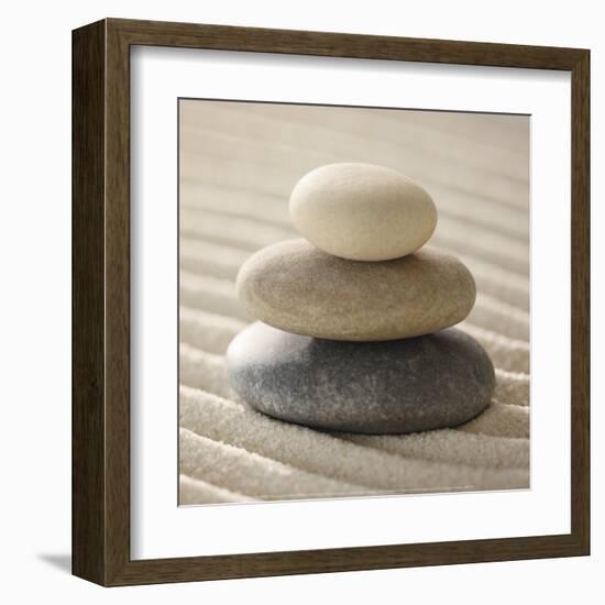 Pile of Pebbles-Gregor Schuster-Framed Art Print