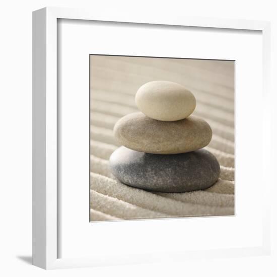 Pile of Pebbles-Gregor Schuster-Framed Art Print