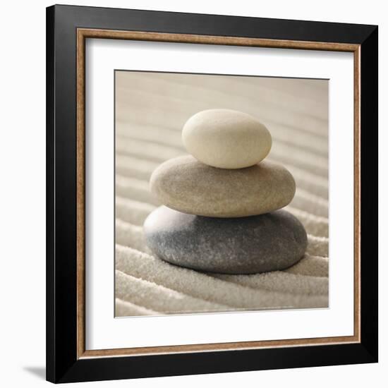 Pile of Pebbles-Gregor Schuster-Framed Art Print