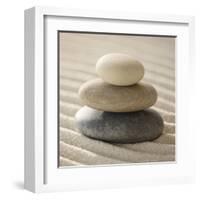 Pile of Pebbles-Gregor Schuster-Framed Art Print