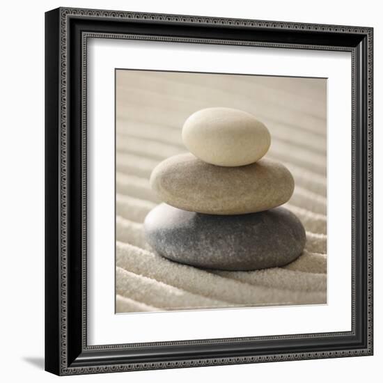 Pile of Pebbles-Gregor Schuster-Framed Art Print