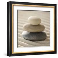 Pile of Pebbles-Gregor Schuster-Framed Art Print