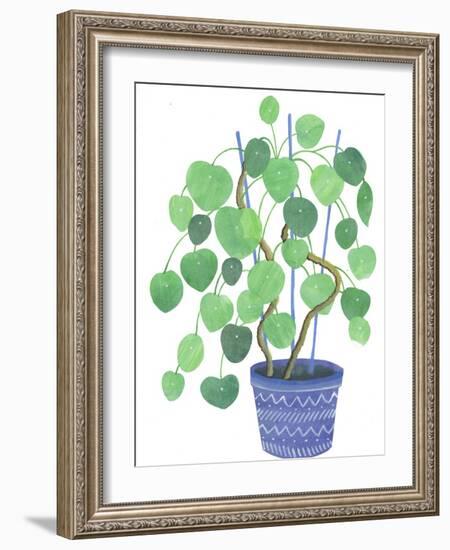 Pilea Plant-Elizabeth Rider-Framed Giclee Print