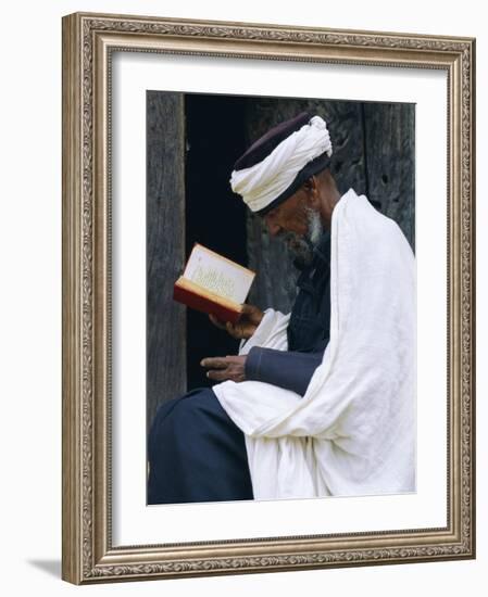 Pilgrim at the Easter Festival, Axoum, Ethiopia, Africa-J P De Manne-Framed Photographic Print