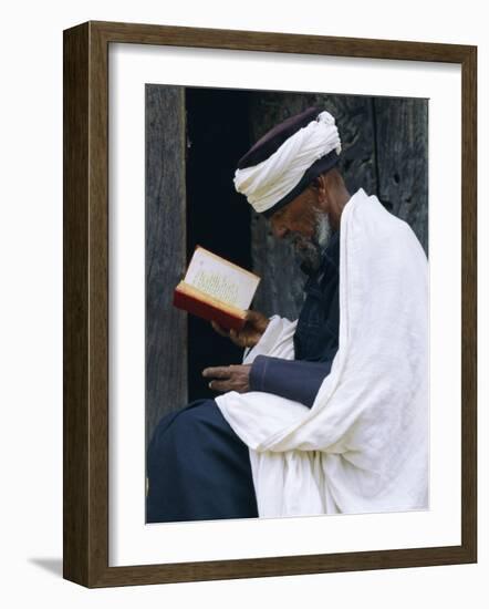 Pilgrim at the Easter Festival, Axoum, Ethiopia, Africa-J P De Manne-Framed Photographic Print