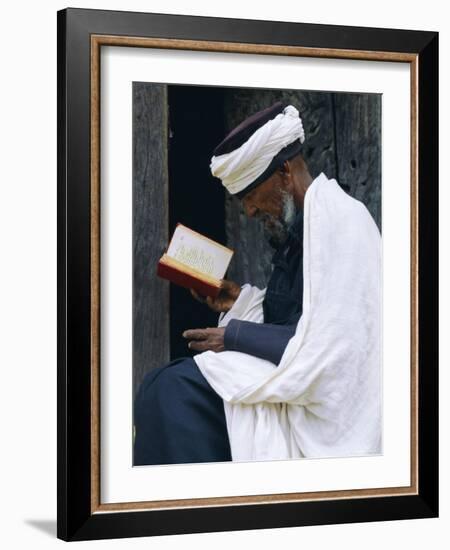 Pilgrim at the Easter Festival, Axoum, Ethiopia, Africa-J P De Manne-Framed Photographic Print