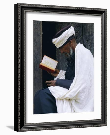 Pilgrim at the Easter Festival, Axoum, Ethiopia, Africa-J P De Manne-Framed Photographic Print