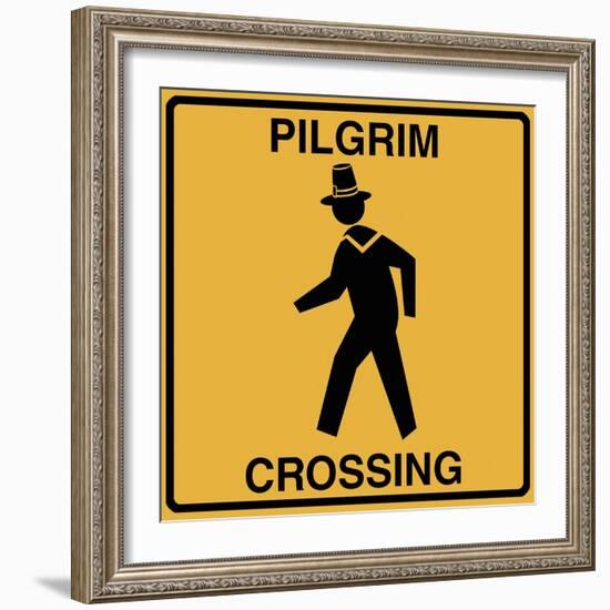 Pilgrim Crossing-Tina Lavoie-Framed Giclee Print