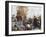 Pilgrim Fathers Boarding the Mayflower-null-Framed Giclee Print