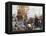 Pilgrim Fathers Boarding the Mayflower-null-Framed Premier Image Canvas