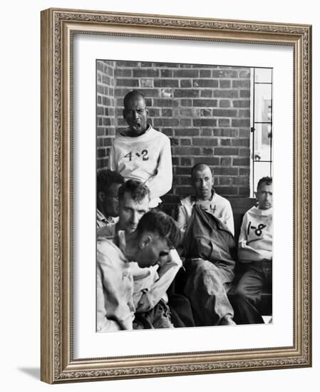 Pilgrim State Hospital Inmates-Alfred Eisenstaedt-Framed Photographic Print