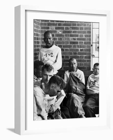 Pilgrim State Hospital Inmates-Alfred Eisenstaedt-Framed Photographic Print