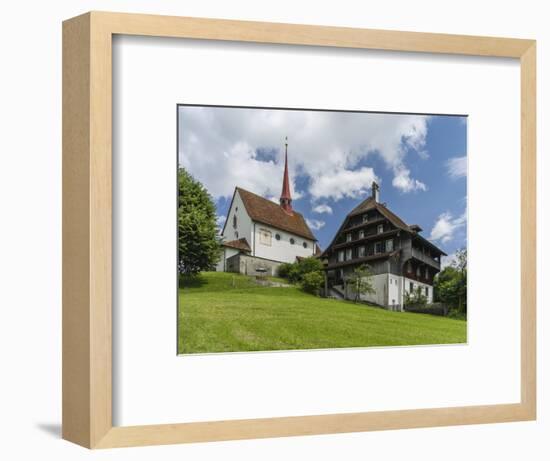 Pilgrimage chapel Maria Mitleiden in Gormund-enricocacciafotografie-Framed Photographic Print