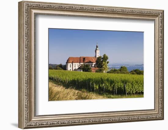 Pilgrimage Church of Birnau Abbey and Vineyards-Markus Lange-Framed Photographic Print