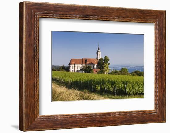 Pilgrimage Church of Birnau Abbey and Vineyards-Markus Lange-Framed Photographic Print