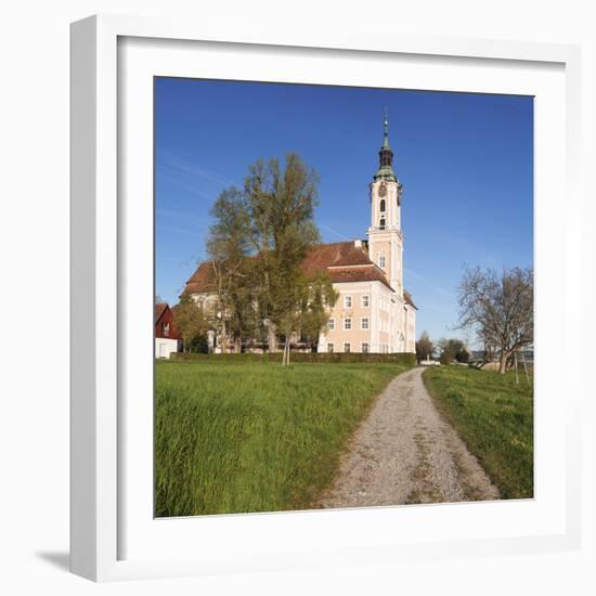 Pilgrimage Church of Birnau Abbey in Spring, Lake Constance, Baden-Wurttemberg, Germany-Markus Lange-Framed Photographic Print