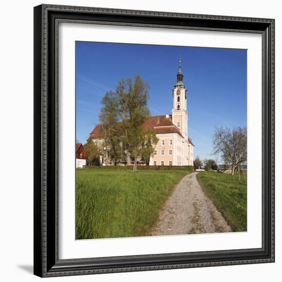 Pilgrimage Church of Birnau Abbey in Spring, Lake Constance, Baden-Wurttemberg, Germany-Markus Lange-Framed Photographic Print