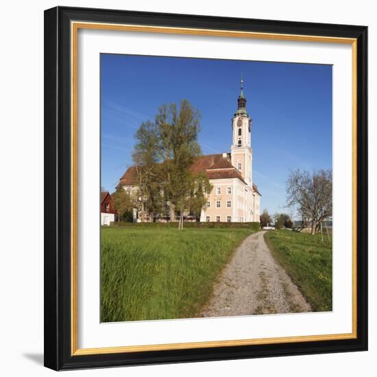 Pilgrimage Church of Birnau Abbey in Spring, Lake Constance, Baden-Wurttemberg, Germany-Markus Lange-Framed Photographic Print