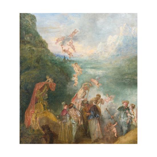 Pilgrimage to Cythera (Embarkation for Cyther) Detal
