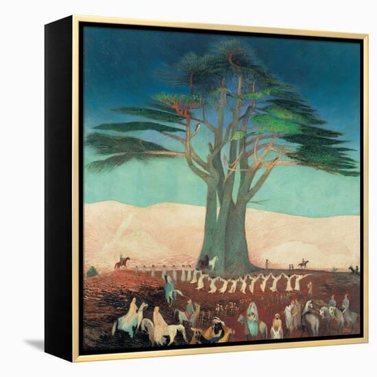 Pilgrimage To the Cedars of Lebanon-Kosztka Tivadar Csontváry-Framed Premier Image Canvas