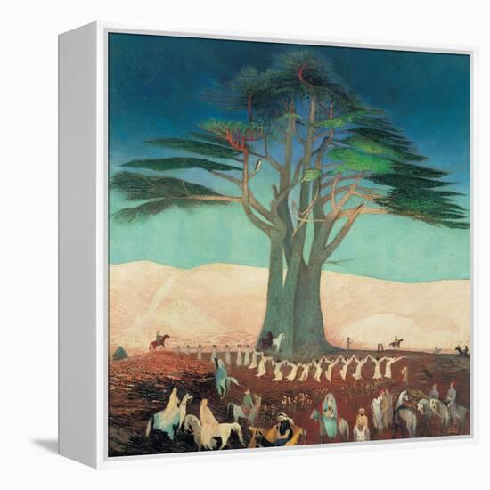 Pilgrimage To the Cedars of Lebanon-Kosztka Tivadar Csontváry-Framed Premier Image Canvas