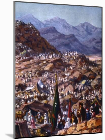 Pilgrims, 1918-Etienne Dinet-Mounted Giclee Print