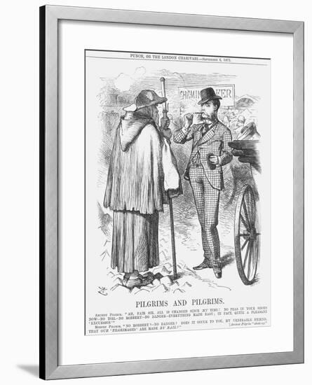 Pilgrims and Pilgrims, 1873-Joseph Swain-Framed Giclee Print