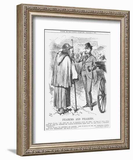 Pilgrims and Pilgrims, 1873-Joseph Swain-Framed Giclee Print