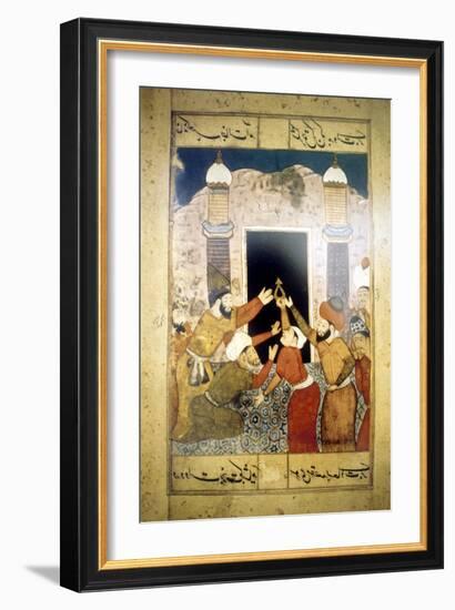 Pilgrims at Mecca-null-Framed Giclee Print